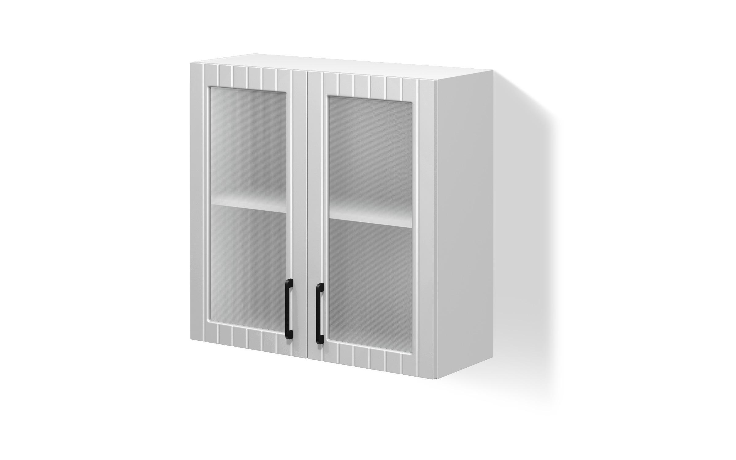 Kitchen showcase cabinet Ava 43, white  1
